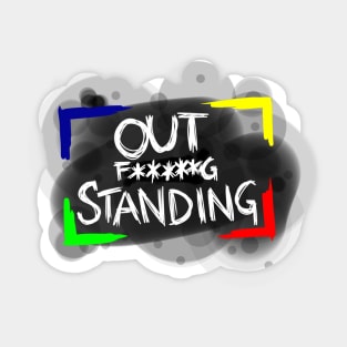 Out Asterisk Standing 2 Sticker